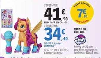 E.Leclerc SUNNY EN ROLLERS offre