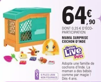 E.Leclerc MAMA SURPRISE COCHON D'INDE offre