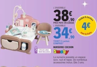 E.Leclerc NURSERIE COCOON offre