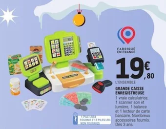 E.Leclerc GRANDE CAISSE ENREGISTREUSE offre