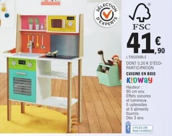 E.Leclerc CUISINE EN BOIS offre