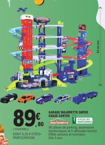 E.Leclerc GARAGE MAJORETTE SUPER CHASE CENTER offre