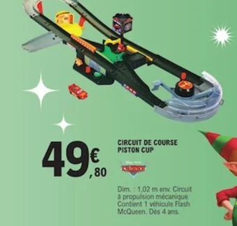 CIRCUIT DE COURSE PISTON CUP