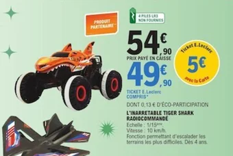 L'INARRETABLE TIGER SHARK RADIOCOMMANDĂ