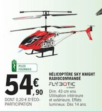 E.Leclerc HELICOPTÈRE SKY KNIGHT RADIOCOMMANDÉ offre