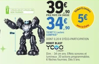 E.Leclerc ROBOT BLAST offre