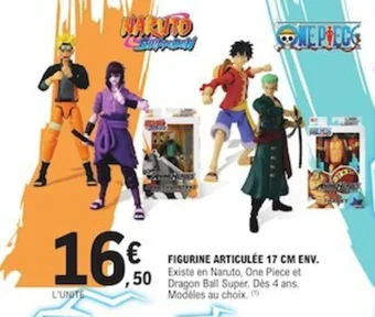 E.Leclerc FIGURINE ARTICULÉE 17 CM ENV. offre