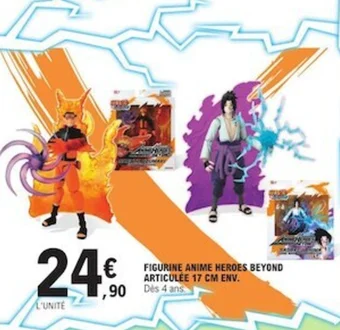 E.Leclerc FIGURINE ANIME HEROES BEYOND ARTICULÉE 17 CM ENV. offre