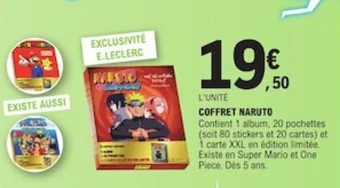 E.Leclerc COFFRET NARUTO offre