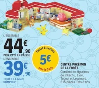 E.Leclerc CENTRE POKÉMON DE LA FORÊT offre
