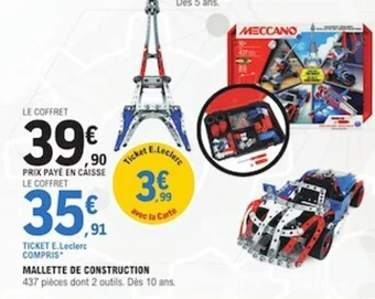 E.Leclerc MALLETTE DE CONSTRUCTION offre