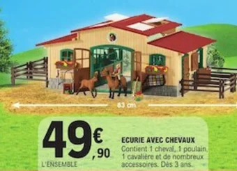 E.Leclerc ECURIE AVEC CHEVAUX offre