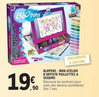 E.Leclerc BLOPENS - MON ATELIER D'ARTISTE PAILLETTES & SEQUINS offre