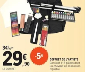 E.Leclerc COFFRET DE L'ARTISTE offre