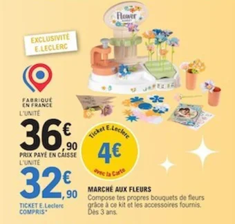 E.Leclerc MARCHÉ AUX FLEURS offre