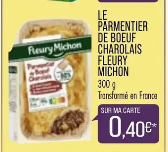 Match Le Parmentier de boeuf charolais Fleury Michon offre