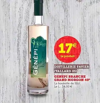 Hyper U Genepi branche grand morgon Hyper U offre