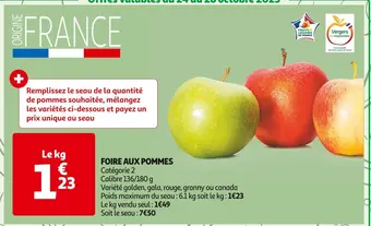 Auchan Supermarché Foire aux pommes offre