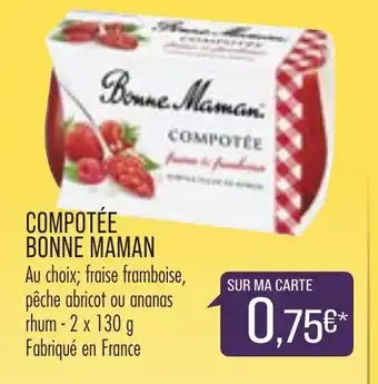 Match Compotée Bonne Maman offre