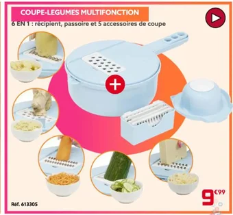 Gifi COUPE-LEGUMES MULTIFONCTION offre