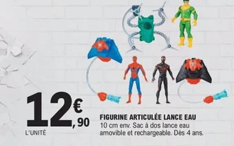 E.Leclerc FIGURINE ARTICULÉE LANCE EAU offre