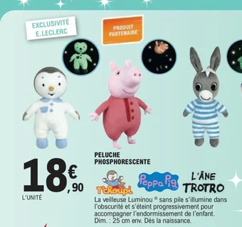 E.Leclerc PELUCHE PHOSPHORESCENTE offre