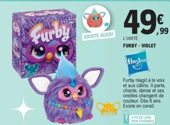 E.Leclerc FURBY - VIOLET offre
