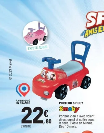 E.Leclerc PORTEUR SPIDEY offre