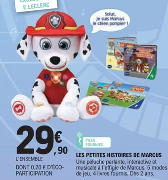 E.Leclerc LES PETITES HISTOIRES DE MARCUS offre