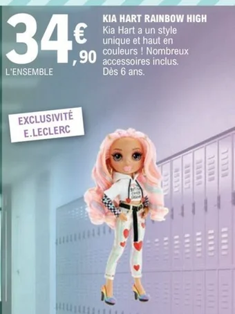 E.Leclerc KIA HART RAINBOW HIGH offre