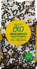 Monoprix Trio de lentilles brunes, vertes & jaunes “Monoprix Bio” offre