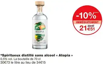 Monoprix Spiritueux distillé sans alcool offre