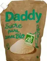 Monoprix Sucre Bio pur canne “Daddy” offre