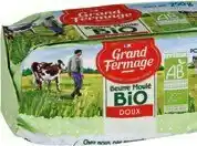 Monoprix Beurre moulé Bio “Grand Fermage” doux offre
