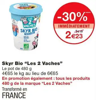 Monoprix Skyr Bio offre
