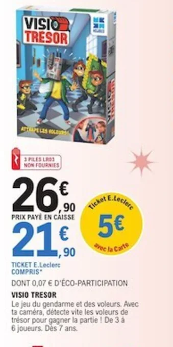 E.Leclerc VISIO TRESOR offre