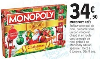 E.Leclerc MONOPOLY NOËL offre