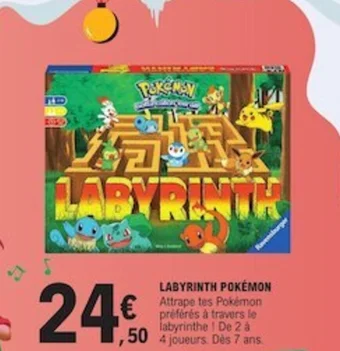 E.Leclerc LABYRINTH POKÉMON offre