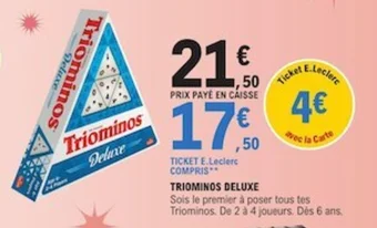 E.Leclerc TRIOMINOS DELUXE offre
