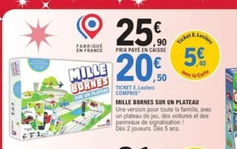 E.Leclerc MILLE BORNES SUR UN PLATEAU offre
