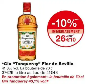 Monoprix Gin Flor de Sevilla offre