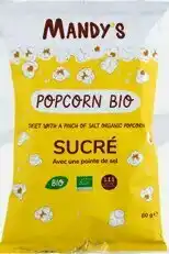Monoprix Pop corn sucré salé Bio “Mandy’s” offre