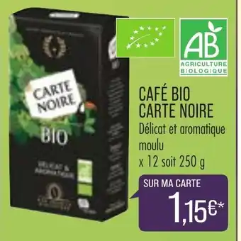 Match Café Bio Carte Noire offre