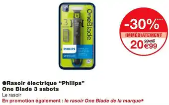 Rasoir électrique One Blade 3 sabots