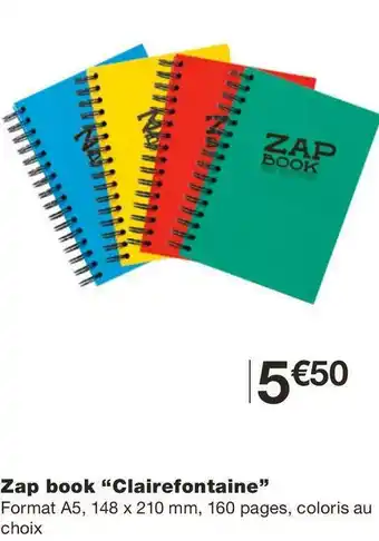 Monoprix Zap book offre
