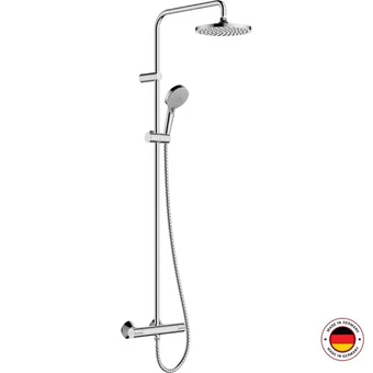 Brico Cash Colonne de douche thermostatique hansgrohe vernis blend 200 green chromé offre