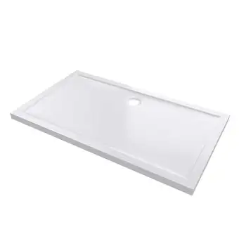 Brico Cash Receveur de douche acrylique pure 2 - blanc -l140xp80cm offre