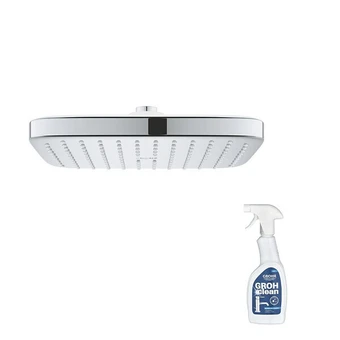 Brico Cash Grohe douche de tête vitalio comfort 250 cube quickfix + nettoyant grohclean offre