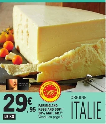 E.Leclerc PARMIGIANO REGGIANO DOP offre