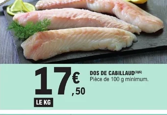 E.Leclerc DOS DE CABILLAUD offre